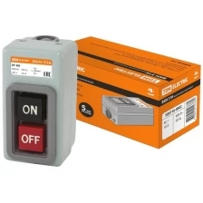 Выключатель кнопочный с блокировкой ВКН-316 3Р 16А 230/400В IP40 TDM, цена за 1 шт