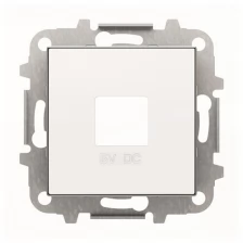 ABB SKY Альпийский белый Накладка для механизмов зарядного устройства USB, арт.8185