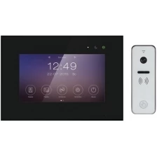 Tantos Marilyn HD Wi-Fi IPS (черный) и iPanel 2 HD + (белая) (комплект многофункционального домофона 7 HD с Wi-Fi)