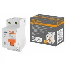 АВДТ 32 2P(1P+N) C25 30мА 4,5кА тип АС автоматический выключатель дифференциального тока TDM ELECTRIC SQ0202-0031