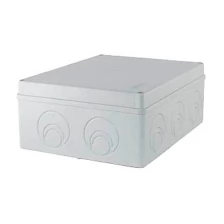Распаячная коробка ОП 240х195х90мм, крышка, IP55, кабельные ввода d28-3 шт., d37-2 шт., TDM