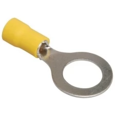 Наконечник кольцевой изолированный IEK НКИ 5,5-8, d 8,4 мм, 4 - 6 мм², желтый, 100 шт