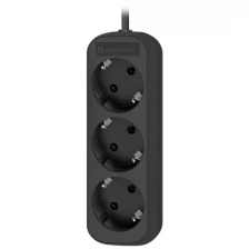 Удлинитель Defender M318 3 Sockets 1.8m Black 99321