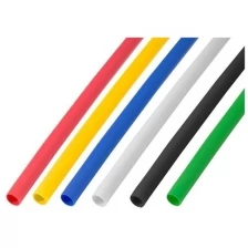 Термоусаживаемые трубки REXANT 4,0/2,0 мм, набор пять цветов, упаковка 50 шт. по 1 м