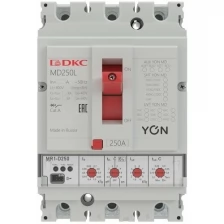Выключатель автоматический 3п 160А 40кА Ir 0.4…1xIn Isd 1.5…10xIn MD160N-MR1 YON MD160N-MR1