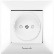 Panasonic Розетка силовая Panasonic Arkedia Slim (WNTC02112WH-RU) скрыт. зазем. штор. IP20 белый (упак.:1шт)