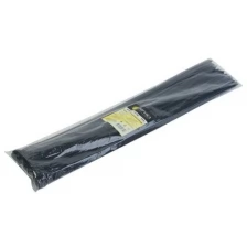 Хомут универсальный пластиковый эврика черный 8.0x750мм 100шт ER-18750