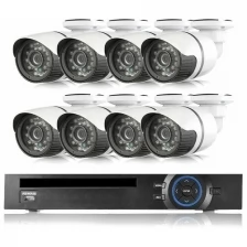 Комплект видеонаблюдения IP Ps-Link KIT-С508IP-POE 8 камер для улицы 5Мп