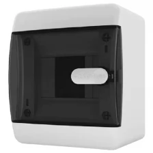Щит навесной 4 мод. IP41, прозрачная черная дверца CNK 40-04-1