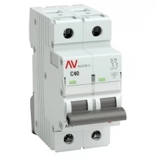 Автоматический выключатель EKF AV-6 2P C16 A 6 кА mcb6-2-16C-av