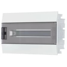 Распределительный шкаф 18 модулей ABB Mistral41, IP41, встраиваемый, термопласт, дымчатая дверь 1SLM004101A2204