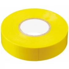(Упаковка 10 шт.) Изоляционная лента 0,13*19 20 м. желтая, INTP01319-20