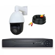Комплект видеонаблюдения AHD Ps-Link KIT-RTI201HD 1 поворотная камера 2Мп IP66 20x зум