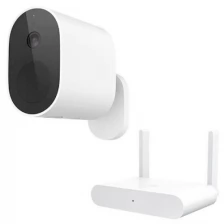Камера видеонаблюдения Xiaomi Mi Wireless Outdoor Security Camera 1080p Set белый/черный