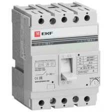 Силовой автомат EKF ВА-99 термомагнитный, 35кА, 3P, 25А, mccb99-160-25