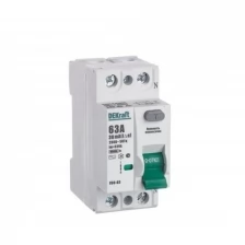 Выключатель дифференциального тока 2P 63А 30мА тип AC 6кА УЗО-03 SchE 14210DEK (1 шт)