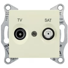 Механизм розетки TV-SAT 1-м СП Sedna оконечная беж. SchE SDN3401647 (Цена за: 1 шт.)