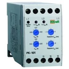 Реле контроля фаз 380В тип01 серии РК-101 SchE 23300DEK 23300DEK .