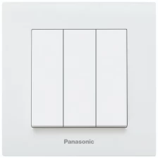 Выключатель Panasonic Karre Plus (WKTC00152WH-RU), белый