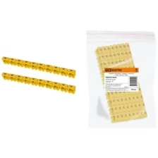 Маркер наборный - символ "4" желтый 4 мм2 (100 шт.) TDM Артикул SQ0534-0035