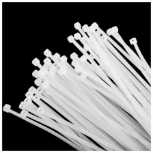 Хомуты пластиковые хомутовский 3х100 мм, 100 шт (стяжка кабельная пластиковая, хомут пластиковый для кабеля, гибкий фиксатор) цвет белый С01б-а