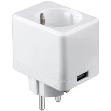 HIPER Smart socket IOT P09/Умная розетка с USB поротом/Wi-Fi/AC 100-250В/10А/50-60 Гц/2500 Вт