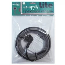 Саморегулирующийся греющий кабель Lite на трубу 5 м 80 Вт