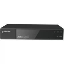 Видеорегистратор NVR Tantos TSr-NV04154 Сетевой 4 канальный H.265+ H.264+ регистратор для IP камер Поддержка камер до 5 МП