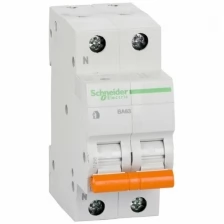 Автоматический выключатель SCHNEIDER ELECTRIC 2p (1P+N) C 32А 4.5кА BA63 домовой 11216