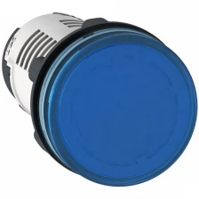 Лампа синяя со встроенным светодиодом 220В AC Schneider Electric, XB7EV06MP