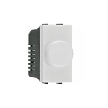 ABB NIE Zenit Серебро Механизм электронного поворотного светорегулятора 500 Вт, 1-модульный