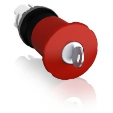 ABB MPEK4-11R Кнопка MPEK4-11R грибок красная (только корпус) 40мм отпускание ключом 71