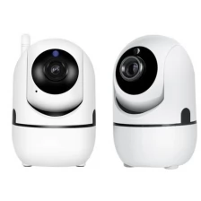 Камера видеонаблюдения / Беспроводная Wi-Fi видеокамера / домашняя камера наблюдения с полным обзором и четкостью ночью и днем / видеоняня