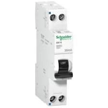 iDif K дифференциальный автоматический выключатель электронного типа, 16A, 6kA, 30mA, тип AС (хар-ка C) Schneider Electric