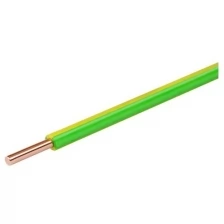 Провод однопроволочный ПУВ ПВ1 1х16 желто-зеленый(смотка из 1 м)