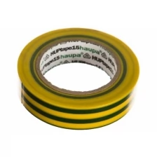 изолента ПВХ, цвет желто-зеленый, шир. 15мм, длина 10 м, d 60 мм 263818