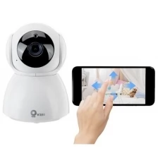 Поворотная IP Камера видеонаблюдения V380 WiFi / видеоняня обзор днём и ночью / беспроводная WI-FI видео камера с датчиком движения / Baby Monitor