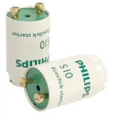 Стартеры для люминесцентных ламп Philips S10, 25 штук, 4-65 W 220-240 V одноламповая схема