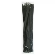 Хомут-стяжки пластиковые, 4.8х500 мм, чёрные, упаковка 100 шт.
