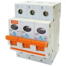 Выключатель нагрузки (мини-рубильник) ВН-32 3P 16A TDM
