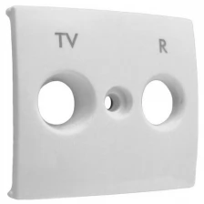 Панель лицевая TV-FM Valena для розетки бел. Leg 774442 (Цена за: 1 шт.)