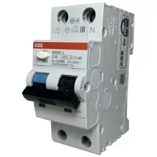 Выключатель автоматический дифференциального тока DS201 L C16 AC30 16А 30мА ABB 2CSR245080R1164 ( 1шт. )