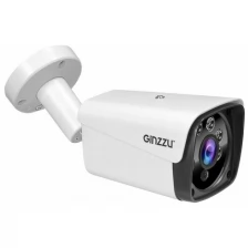 Камера в/наблюдения GINZZU HIB-4301A, IP 4.0Mp, 3.6mm,пуля,IR 30м,IP66,мет