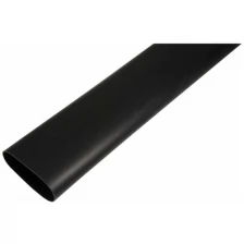 Термоусаживаемая трубка клеевая 19,0/3,2 мм, 6:1 черная 4 шт по 1 м REXANT