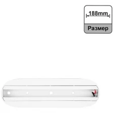 Стационарное крепление для трековых светильников (шинопровод) (кроме AL103 30Вт и AL104), белый, CAB1001