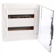 Шкаф Legrand XL3 125 накладной на 36 модулей (2х18) с шинами N+PE с белой дверью