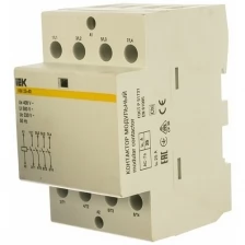 Модульный контактор IEK 4НО 25А 230В AC/DC, MKK21-25-40