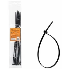 Стяжки (хомуты) кабельные 4,8*350 мм, пластиковые, черные, 10 шт. ACT-N-27 AIRLINE