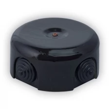 Распаечная коробка Retrika керамика, ретро, черный, D-90 RR-09008