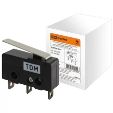 Сигнальный выключатель для контроля положения крышки ПВР (NO/NC) 5A 250В AC/ 4A 30В DC TDM (Упаковка 10шт) SQ0726-0017